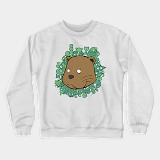 Otter Doodle Color Crewneck Sweatshirt